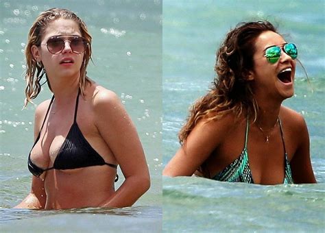 Retro Bikini Ashley Benson And Shay Mitchell Show Off Their Bikini