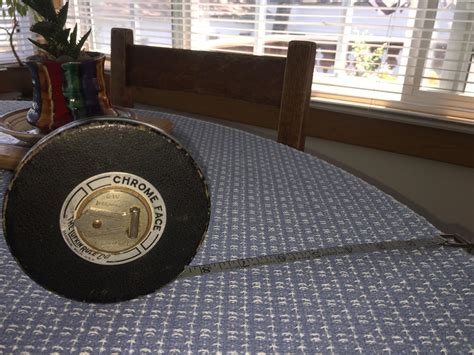Found this antique Lufkin tape measure at a thrift store for $19