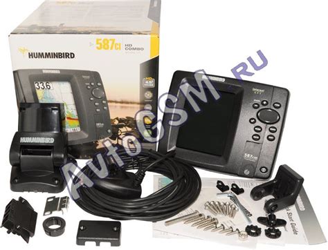 Двухлучевой эхолот + картплоттер Humminbird 587x ci HD Combo - цветной ...