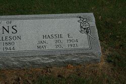 Hassie E Lemons M Morial Find A Grave