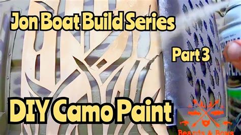 Paint Camo Yourself Sealing A Jon Boat Jon Boat To Bass Boat