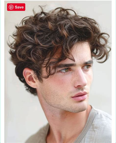 wavy hair men medium