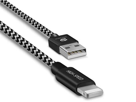 Lightning Usb Kabel Extra Lang Cm Nylon Geweven