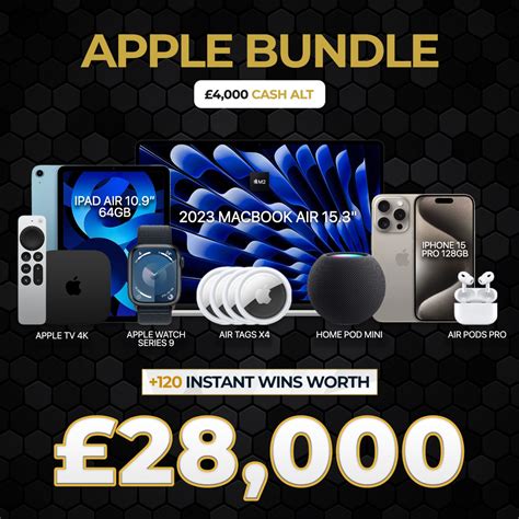 Apple Bundle Or 4k Instant Win Main Prize 120 Instant Wins