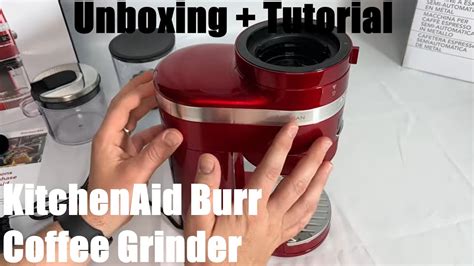 Kitchenaid Burr Coffee Grinder For Perfect Grinding And Dosing Artisan Unboxing And