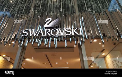 Swarovski Jewellers Shop Sign And Logo Stock Photo Alamy