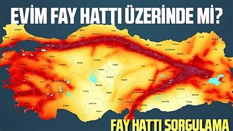 Evimin altında fay hattı geçiyor mu Fay Hattı Sorgulama ve Fay