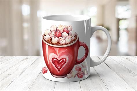 Hot Cocoa Marshmallows Mug Graphic By R Ray Design Creative Fabrica