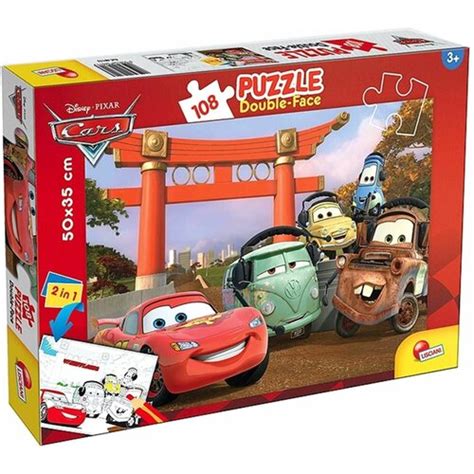 Lisciani Puzzle Cars 2u1 složi I oboji 108 delova ePonuda