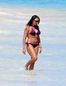 Tamara Ecclestone In A Bikini On The Beach In The Bahamas
