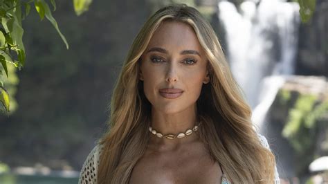 TOWIE S Amber Turner Flaunts Her Washboard Abs In A Patterned Bikini As She Joins Castmates On