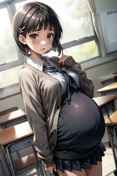 Ai Art Lora Model Pregnant Pixai