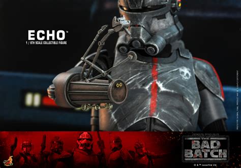 Hot Toys TMS042 星際大戰瑕疵品回音Echo1 6 比例收藏級人偶 利用豐富替換件再現多功能超強右手