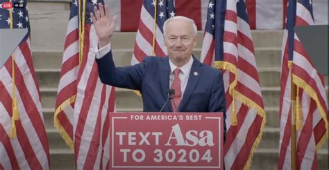 Former Arkansas Gov Asa Hutchinson Progressing Toward Qualifying For