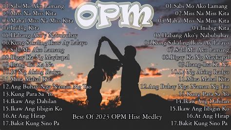 Best OPM Love Songs Medley Best Of OPM Love Songs 2023 Playlist YouTube