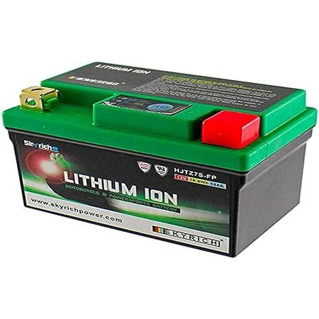 Amazon.fr : Skyrich - Batterie moto Lithium YTX14-BS 12V 14Ah HJX14