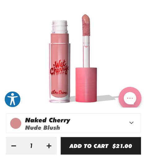 Lime Crime Wet Cherry Lip Gloss Naked Cherry Beauty Personal Care Face Makeup On Carousell
