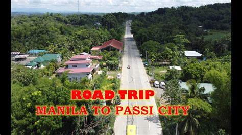 Manila To Passi City Iloilo Road Trip Barangay Sablogon Youtube