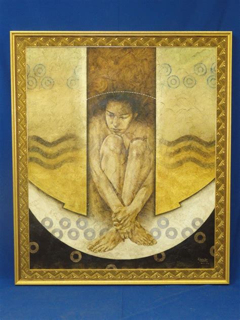 MONUMENTAL HERNAN SOSA NUDE FEMALE PAINTING LISTED PERUVIAN ARTIST 47 EBay