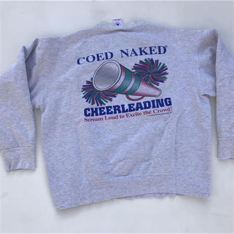 Vintage S Coed Naked Cheerleading Size Large Depop