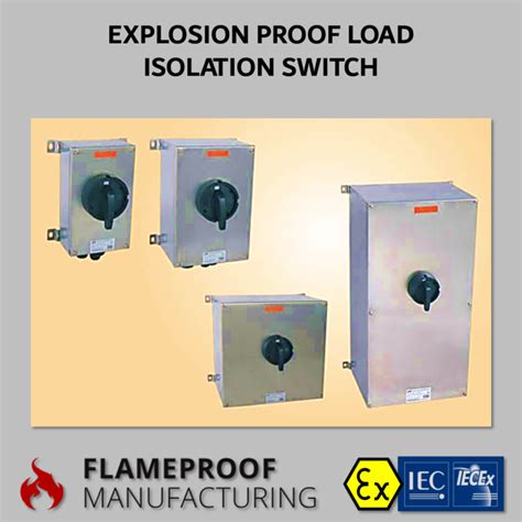 Explosion Proof Load Isolation Switch Cz Flameproof Manufacturing