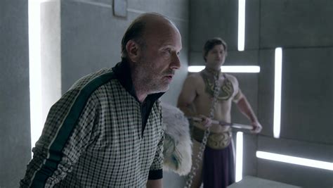 Auscaps Kevin Bigley Nude With Peter Gatsby Shirtless In Upload Rescue Mission