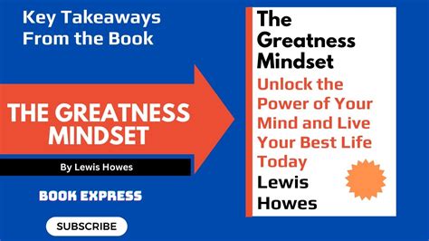 The Greatness Mindset Key Takeaways YouTube