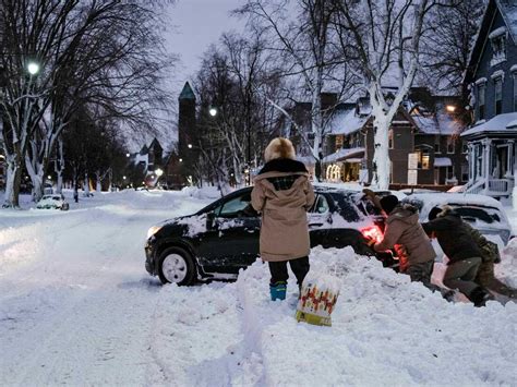 Destructive winter storm has killed at least 31 in Erie County : NPR