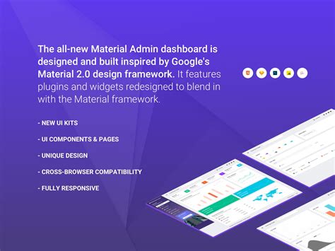 Free Material Design Template | Material Design Admin Template