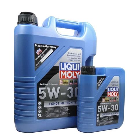 Liqui Moly Longtime High Tech 5w30 Huile Premium Low Friction 6 Litres