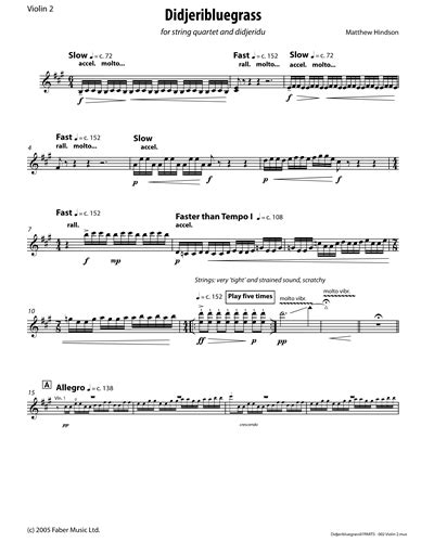 Didjeribluegrass Sheet Music By Matthew Hindson Nkoda