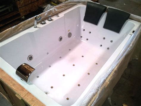 2 Person Indoor Whirlpool Jetted Hot Tub SPA Hydrotherapy Massage Bath ...