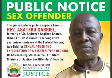 Ekiti State Commences Naming And Shaming Of Sex Offenders Yellowdanfo