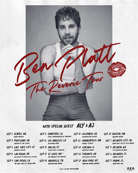 Ben Platt The Reverie Tour Broadway Montréal