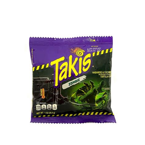 Takis Zombie Habanero Cucumber Tortilla Chips 28 4g Fengany