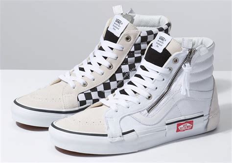 Vans Sk8-Hi Reissue Deconstructed White Black - Sneaker Bar Detroit