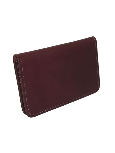Ctm Ctm® Leather Top Stub Checkbook Cover
