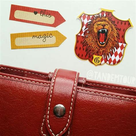 Favtastic Filofax Malden Crimson Gryffindor Fan Filo Filofax Malden Filofax Harry Potter