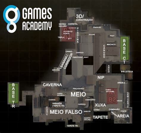 Saiba o nome das posições dos principais mapas de Counter Strike