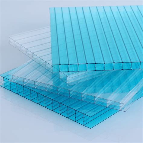 Blue Film Coated Multiwall Polycarbonate Sheet Thickness Of Sheet Mm