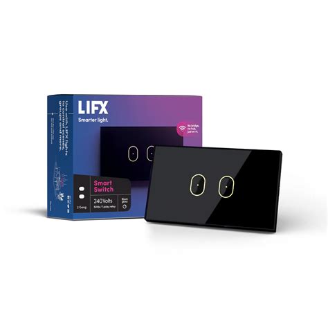 Lifx Smart Switch White 2 Gang 2 Button Clever House