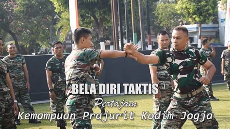 Bela Diri Taktis Pertajam Kemampuan Prajurit Kodim Jogja Youtube