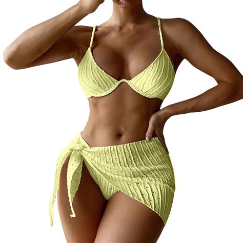 Dkinjom Thong Swimsuit Cheeky Bikini Sets For Women Swimsuits For Women