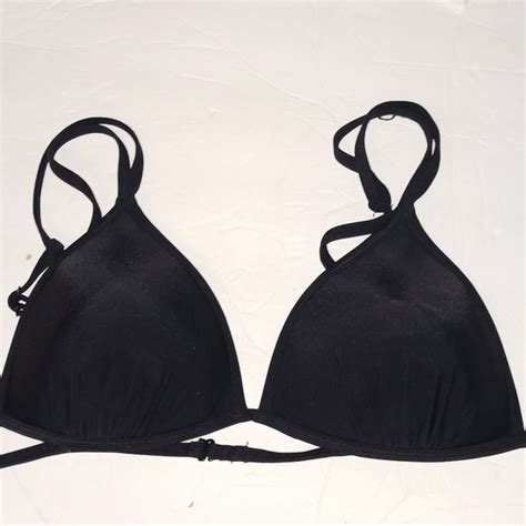 No Boundaries Swim No Boundaries Black Triangle Push Up Bikini Top