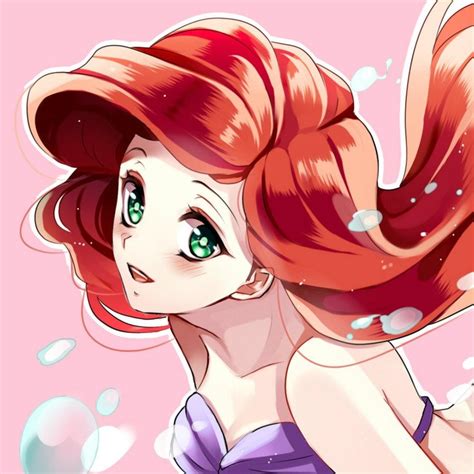 anime ariel - The Little Mermaid Photo (38304889) - Fanpop