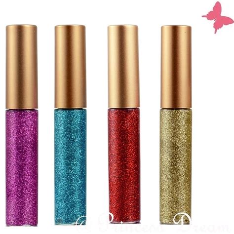 Eyeliner Lila Liquid Pen Smokey Eyes Glitzer Lidschatten