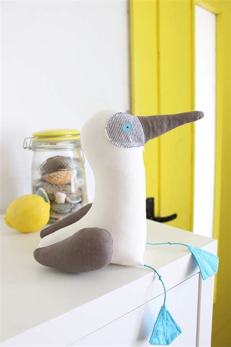 Booby Darwin/ Blue-footed Booby/ Stuffed Animal/ Oceanic Bird/ | Etsy