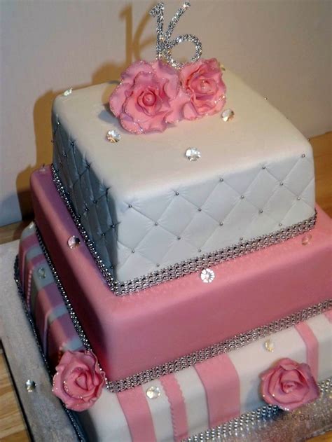 25 Best 16th Birthday Cakes Images On Pinterest Fondant Cakes