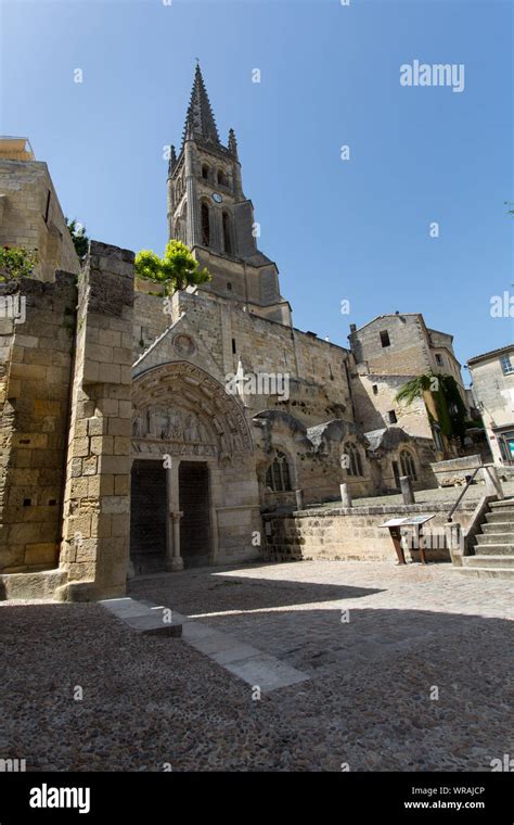 Town Of Saint Emilion France The Gothic Entrance To The Historic