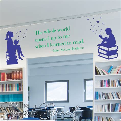 School Library Decor Library Wall Library Design Library Ideas Library Decorations Library